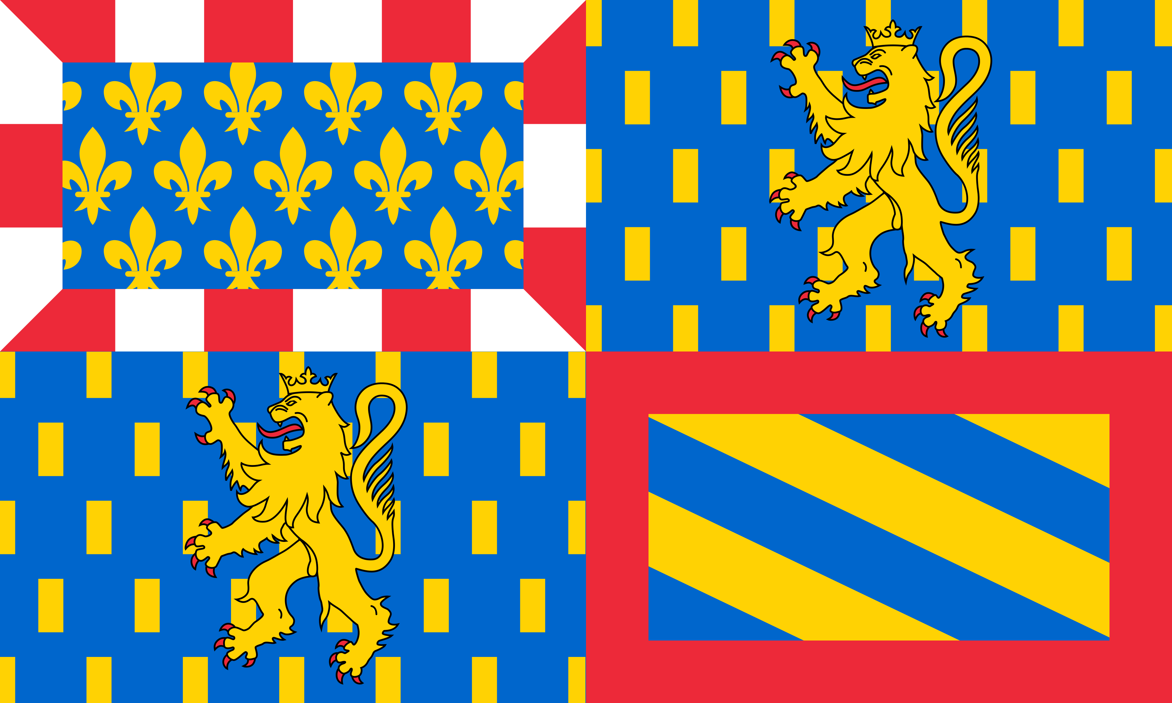 Armoiries de la région Bourgogne-Franche-Comté
